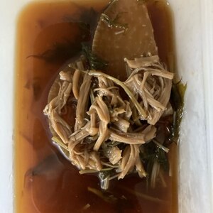 優しい味の大根と豚肉の煮物